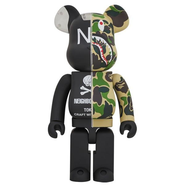 Be@rbrick A BATHING APE Camo Tiger 1000%