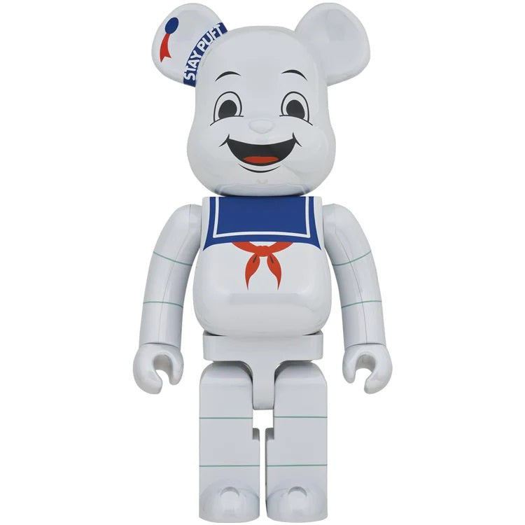 BE@RBRICK Stay Puft Marshmallow Man White Chrome Ver. 1000