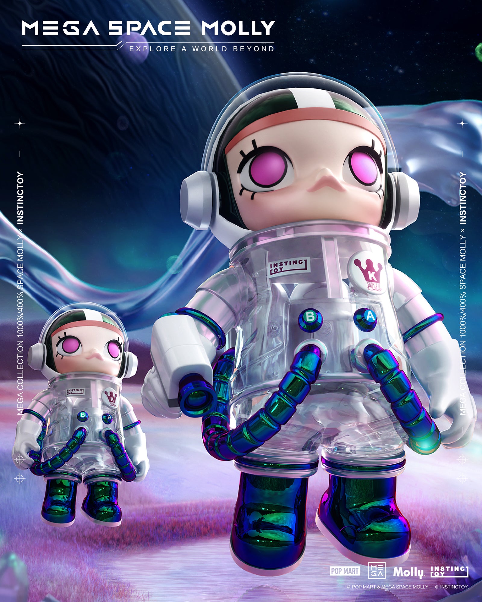 Draw to Pre-order] MEGA Space Molly x INSTINCTOY 400% and MEGA Space –  ActionCity