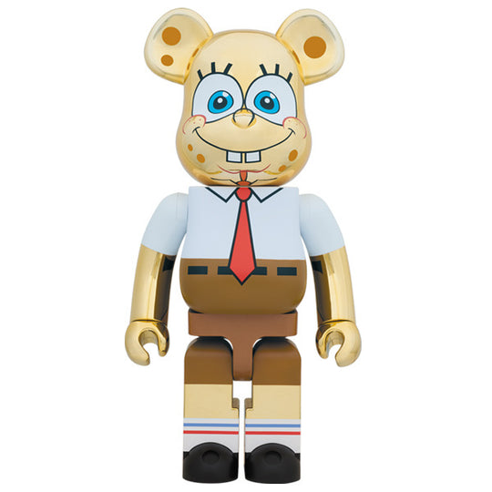 BE@RBRICK Spongebob Gold Chrome 1000%