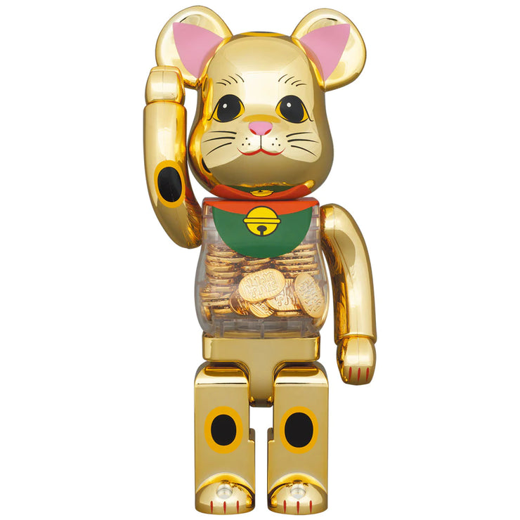 BE@RBRICK Manekineko Koban Gold Plated 1000%(ASK)