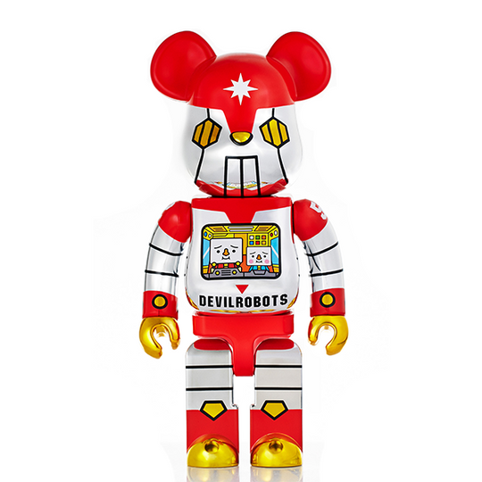 DEVILROBOTS BE@RBRICK To-Fu Oyako 25th Anniversary 1000%