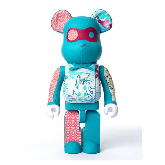 PINEL x KONGO x BE@RBRICK 1000%-TURQUOISE/GRENADINE(ASK)