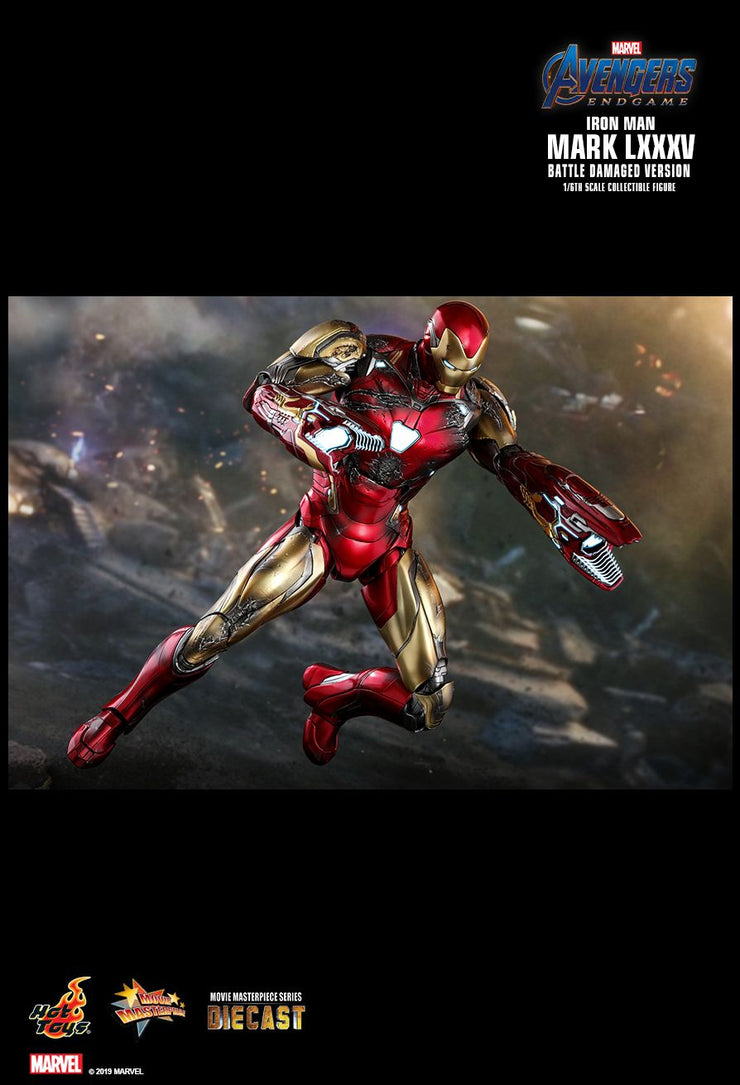 MMS543D33 -1/6th scale Iron Man Mark LXXXV (Battle Damaged Version) Collectible Figure Normal Version