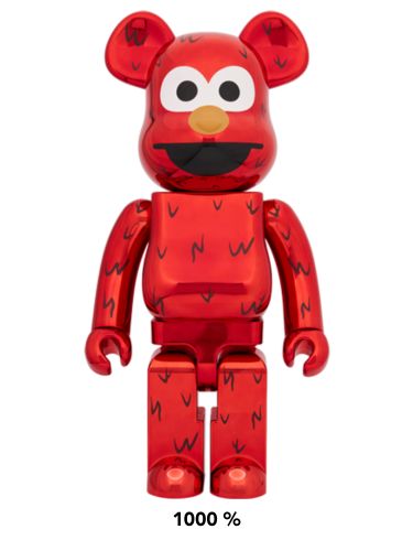 [PreOrder]BE@RBRICK ELMO CHROME Ver. 1000％