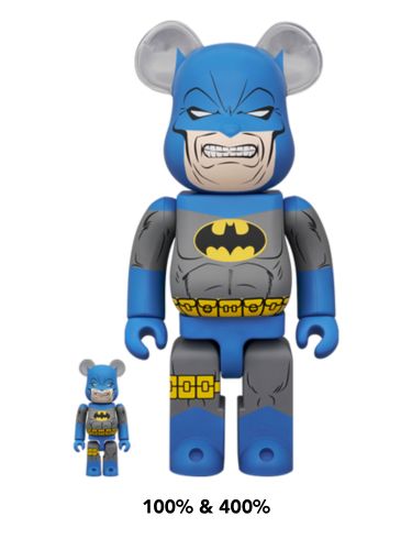 [PreOrder]BE@RBRICK BATMAN(TDKR BLUE Ver.)100％ & 400％