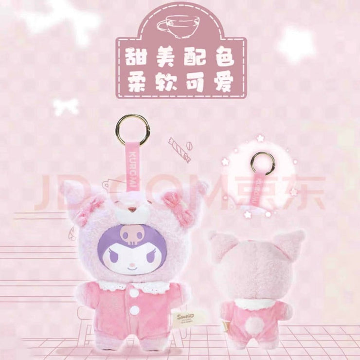 Kuromi Latte Peach Berry Color Variant Plush Hangers