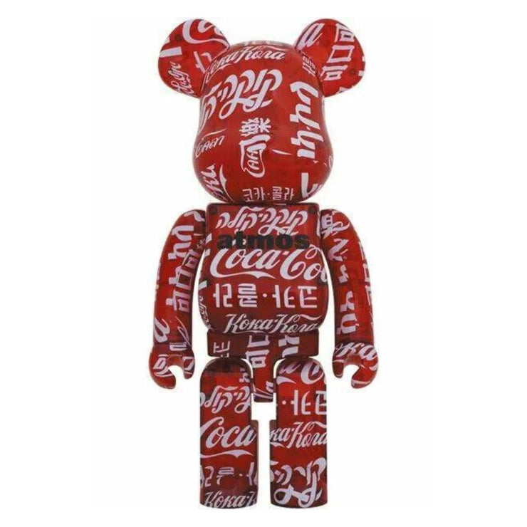 BE@RBRICK Atmos x Coca-Cola Clear Red 1000%(ASK)