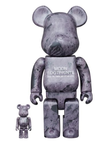 [PreOrder]BE@RBRICK MOON FOOTPRINTS 100％ & 400％