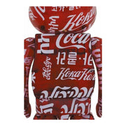 BE@RBRICK Atmos x Coca-Cola Clear Red 1000%(ASK)