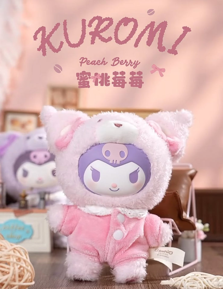 Kuromi Latte Peach Berry Color Variant Plush Hangers