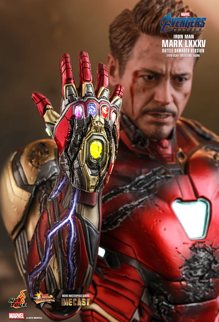 MMS543D33 -1/6th scale Iron Man Mark LXXXV (Battle Damaged Version) Collectible Figure Normal Version