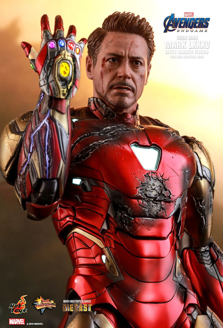 MMS543D33 -1/6th scale Iron Man Mark LXXXV (Battle Damaged Version) Collectible Figure Normal Version