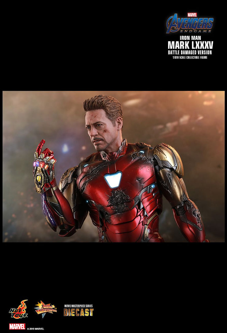 MMS543D33 -1/6th scale Iron Man Mark LXXXV (Battle Damaged Version) Collectible Figure Normal Version