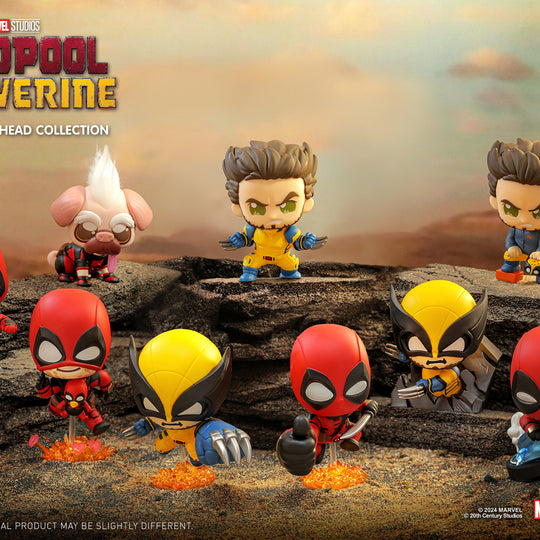 CBX183 - Deadpool & Wolverine - Deadpool & Wolverine Cosbi Bobble-Head