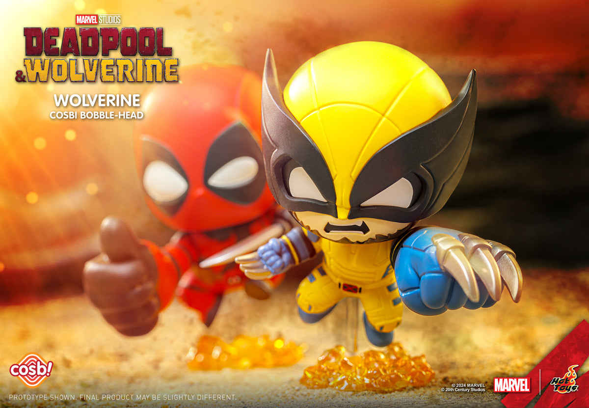 CBX183 - Deadpool & Wolverine - Deadpool & Wolverine Cosbi Bobble-Head ...