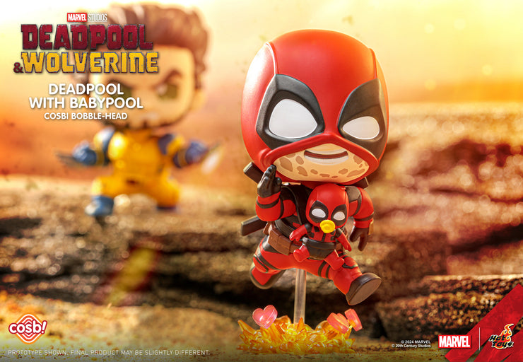 CBX183 - Deadpool & Wolverine - Deadpool & Wolverine Cosbi Bobble-Head