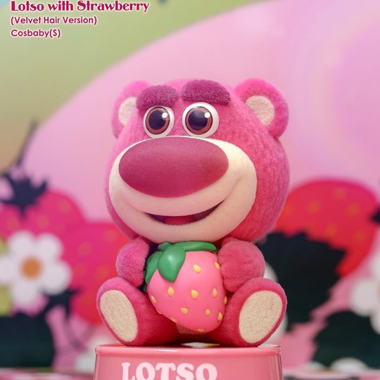 COSB1036 - Toy Story: Lotso with Strawberry (Velvet Hair Version) Cosbaby (S)