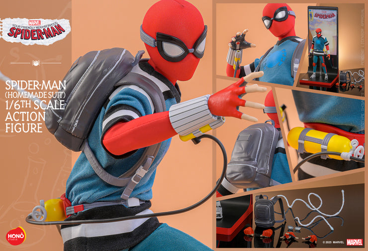 [Pre-Order] HONO STUDIO – HS07 - Your Friendly Neighborhood Spider-Man - Spider-Man (Homemade Suit) Action Figure