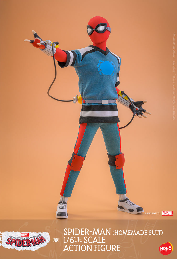 [Pre-Order] HONO STUDIO – HS07 - Your Friendly Neighborhood Spider-Man - Spider-Man (Homemade Suit) Action Figure