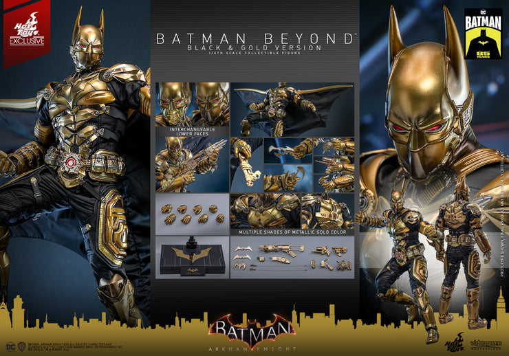 VGM64 - Batman: Arkham Knight - 1/6th scale Batman Beyond (Black & Gold Version) Collectible Figure [Hot Toys Exclusive]