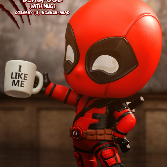 COSB1087 - Deadpool (with Mug) Cosbaby (S) Bobble-Head