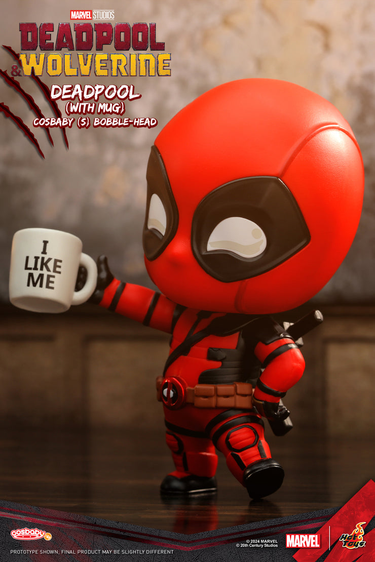 COSB1087 - Deadpool (with Mug) Cosbaby (S) Bobble-Head