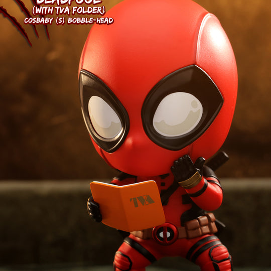 COSB1088 - Deadpool (with TVA Folder) Cosbaby (S) Bobble-Head