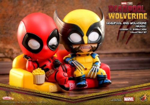 COSB1121 - Deadpool & Wolverine Cosbaby (S) Bobble-Head Collectible Set