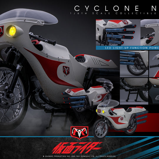 [Pre-Order] TMS146 - Kamen Rider - 1/6th scale Cyclone No.1 Collectible Vehicle