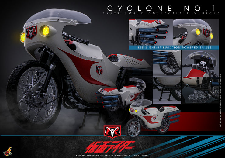 [Pre-Order] TMS146 - Kamen Rider - 1/6th scale Cyclone No.1 Collectible Vehicle