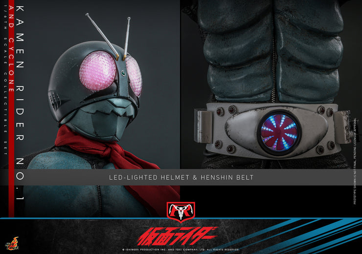 [Pre-Order] TMS148 - Kamen Rider - 1/6th scale Kamen Rider No. 1 and Cyclone Collectible Set