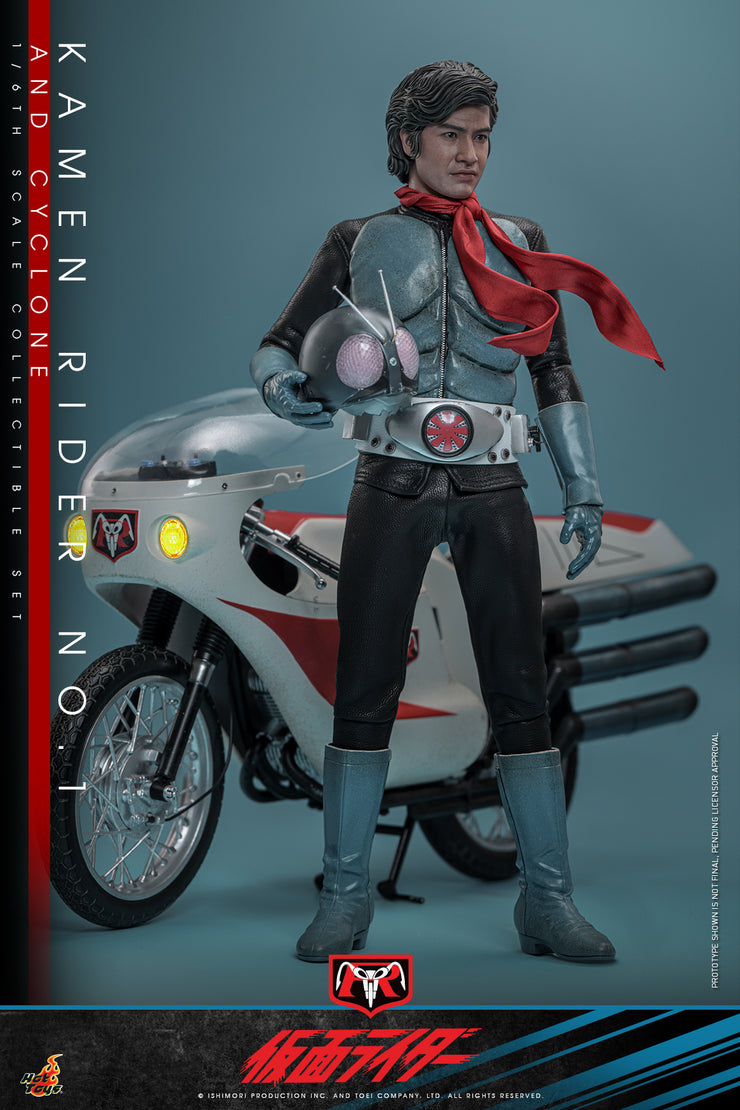 [Pre-Order] TMS148 - Kamen Rider - 1/6th scale Kamen Rider No. 1 and Cyclone Collectible Set