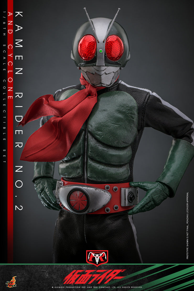 [Pre-Order] TMS149 - Kamen Rider - 1/6th scale Kamen Rider No. 2 and Cyclone Collectible Set