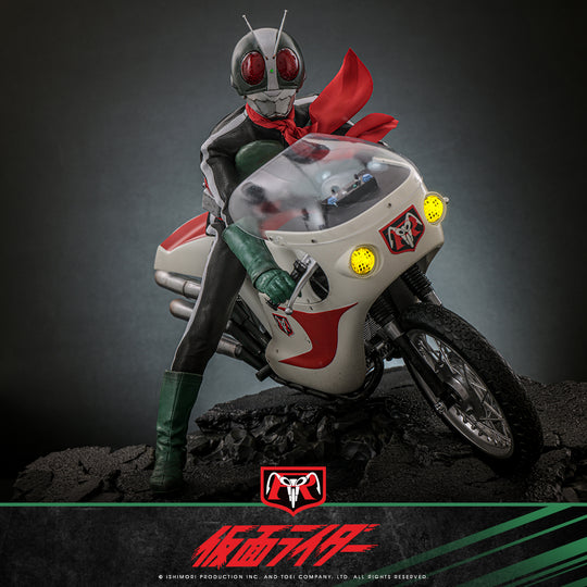 [Pre-Order] TMS149 - Kamen Rider - 1/6th scale Kamen Rider No. 2 and Cyclone Collectible Set