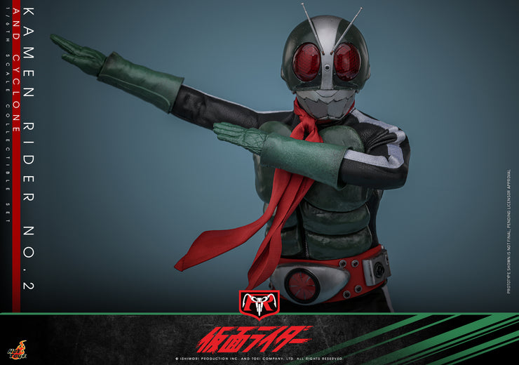 [Pre-Order] TMS149 - Kamen Rider - 1/6th scale Kamen Rider No. 2 and Cyclone Collectible Set