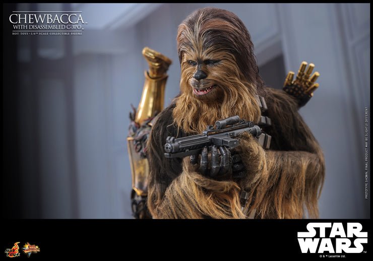 [Pre-Order] MMS766 - Star Wars: Episode V The Empire Strikes Back - 1/6th scale Chewbacca with Disassembled C-3PO Collectible Figure