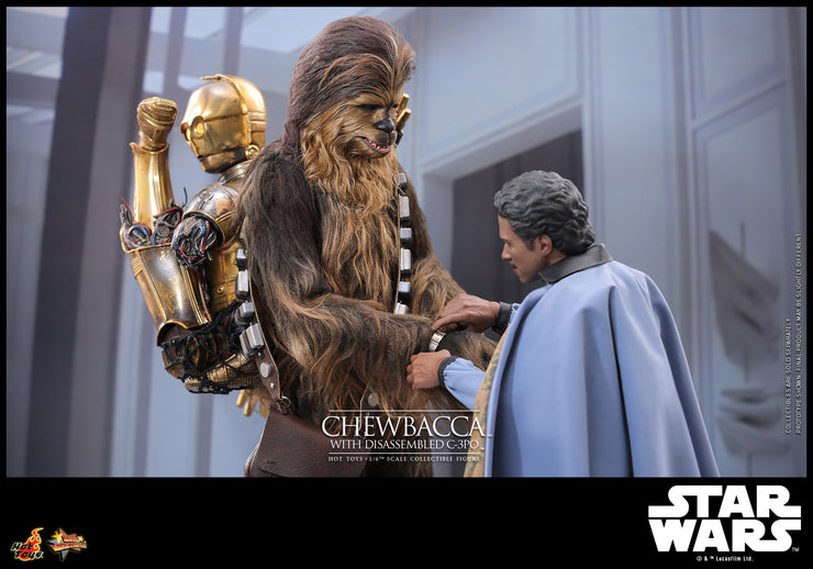 [Pre-Order] MMS766 - Star Wars: Episode V The Empire Strikes Back - 1/6th scale Chewbacca with Disassembled C-3PO Collectible Figure