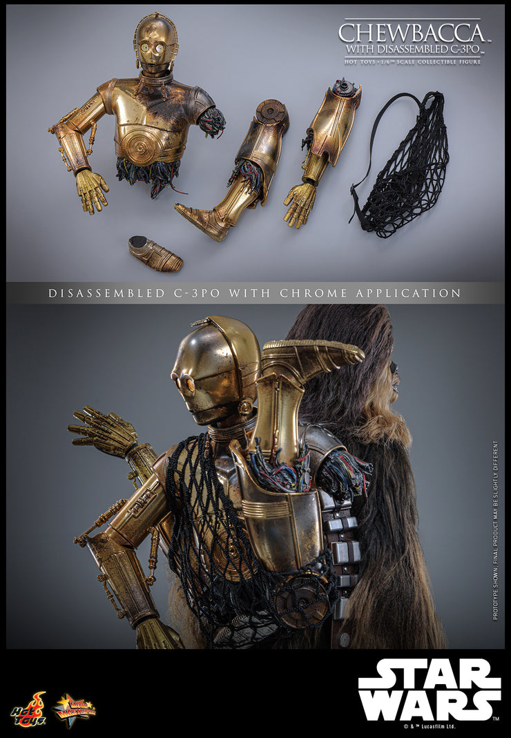 [Pre-Order] MMS766 - Star Wars: Episode V The Empire Strikes Back - 1/6th scale Chewbacca with Disassembled C-3PO Collectible Figure