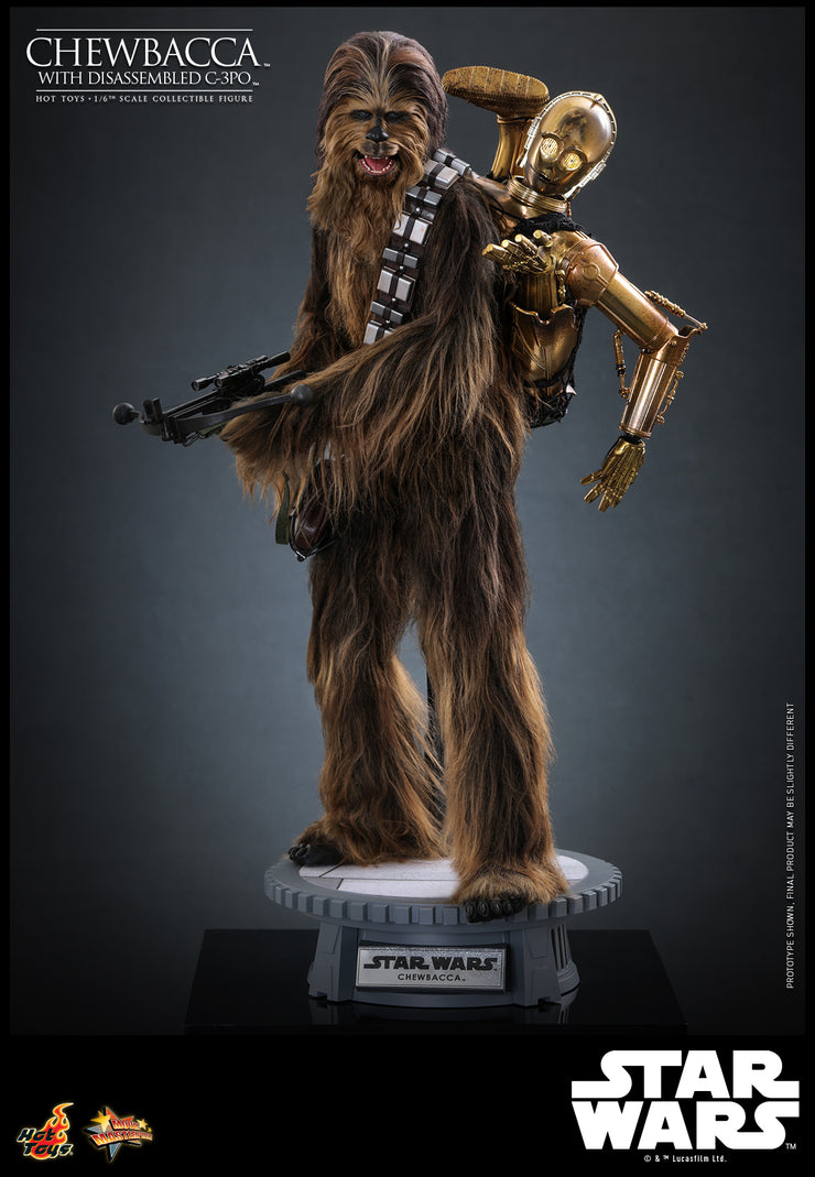 [Pre-Order] MMS766 - Star Wars: Episode V The Empire Strikes Back - 1/6th scale Chewbacca with Disassembled C-3PO Collectible Figure