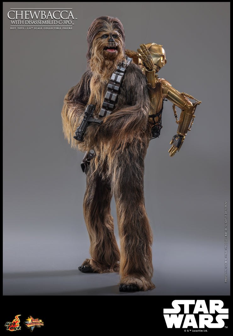 [Pre-Order] MMS766 - Star Wars: Episode V The Empire Strikes Back - 1/6th scale Chewbacca with Disassembled C-3PO Collectible Figure