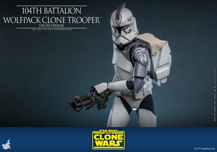 [Pre-Order] TMS143 - Star Wars: The Clone Wars - 104th Battalion Wolfpack Clone Trooper Collectible Figure (Deluxe Version)