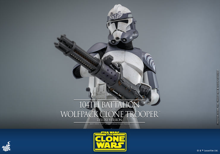 [Pre-Order] TMS143 - Star Wars: The Clone Wars - 104th Battalion Wolfpack Clone Trooper Collectible Figure (Deluxe Version)