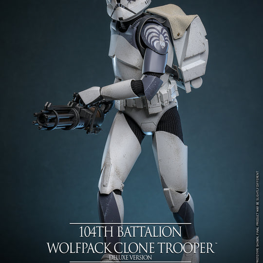 [Pre-Order] TMS143 - Star Wars: The Clone Wars - 104th Battalion Wolfpack Clone Trooper Collectible Figure (Deluxe Version)