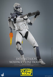 [Pre-Order] TMS143 - Star Wars: The Clone Wars - 104th Battalion Wolfpack Clone Trooper Collectible Figure (Deluxe Version)