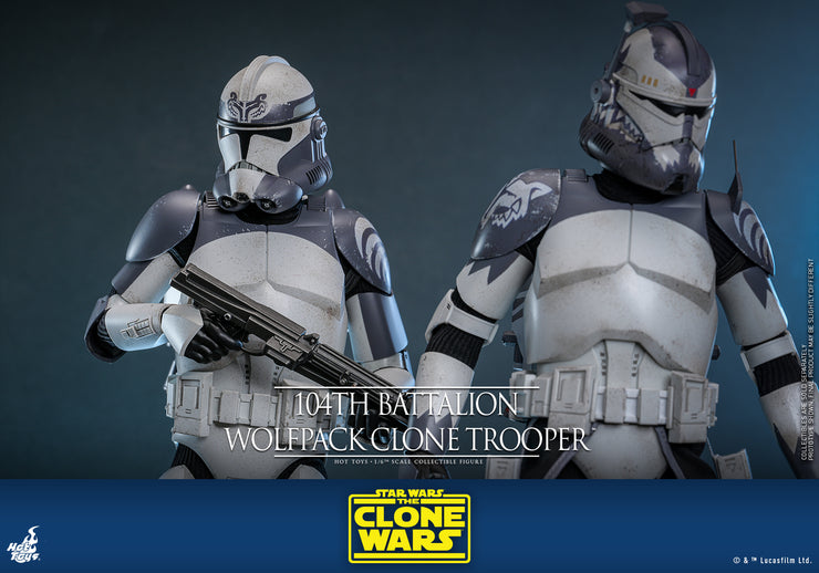 [Pre-Order] TMS142 - Star Wars: The Clone Wars - 104th Battalion Wolfpack Clone Trooper Collectible Figure