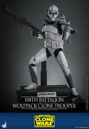 [Pre-Order] TMS142 - Star Wars: The Clone Wars - 104th Battalion Wolfpack Clone Trooper Collectible Figure