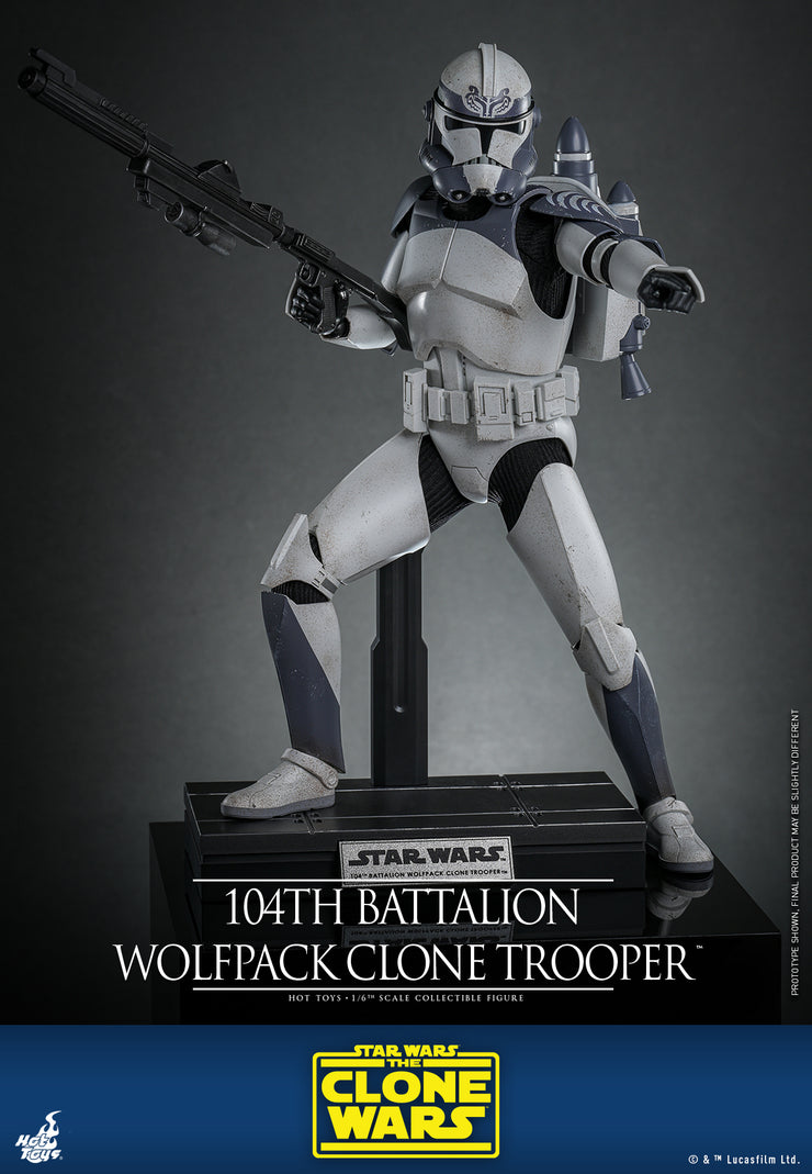 [Pre-Order] TMS142 - Star Wars: The Clone Wars - 104th Battalion Wolfpack Clone Trooper Collectible Figure