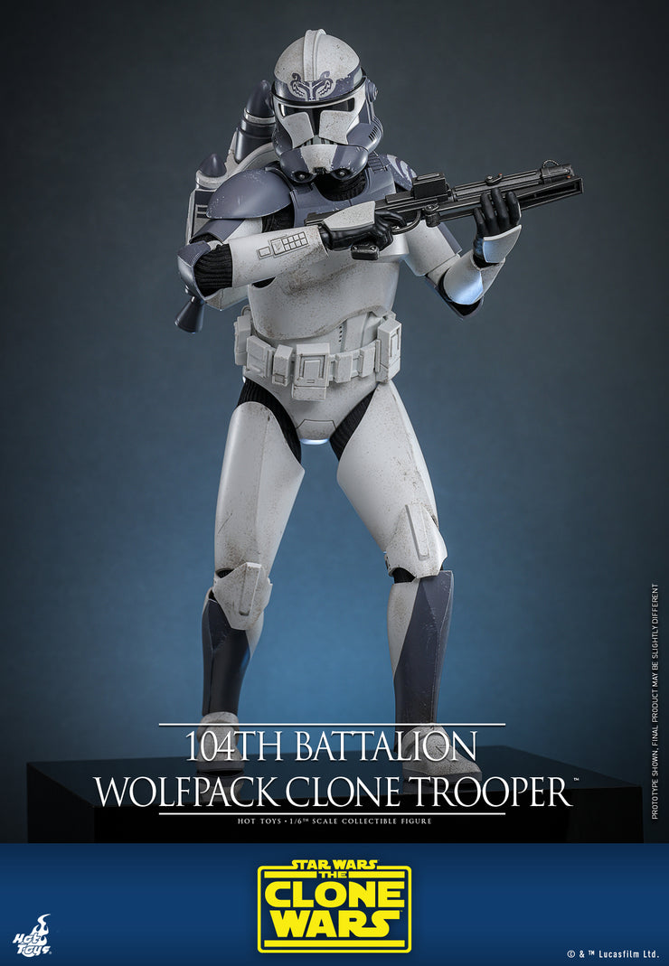 [Pre-Order] TMS142 - Star Wars: The Clone Wars - 104th Battalion Wolfpack Clone Trooper Collectible Figure