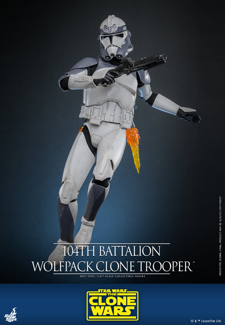 [Pre-Order] TMS142 - Star Wars: The Clone Wars - 104th Battalion Wolfpack Clone Trooper Collectible Figure